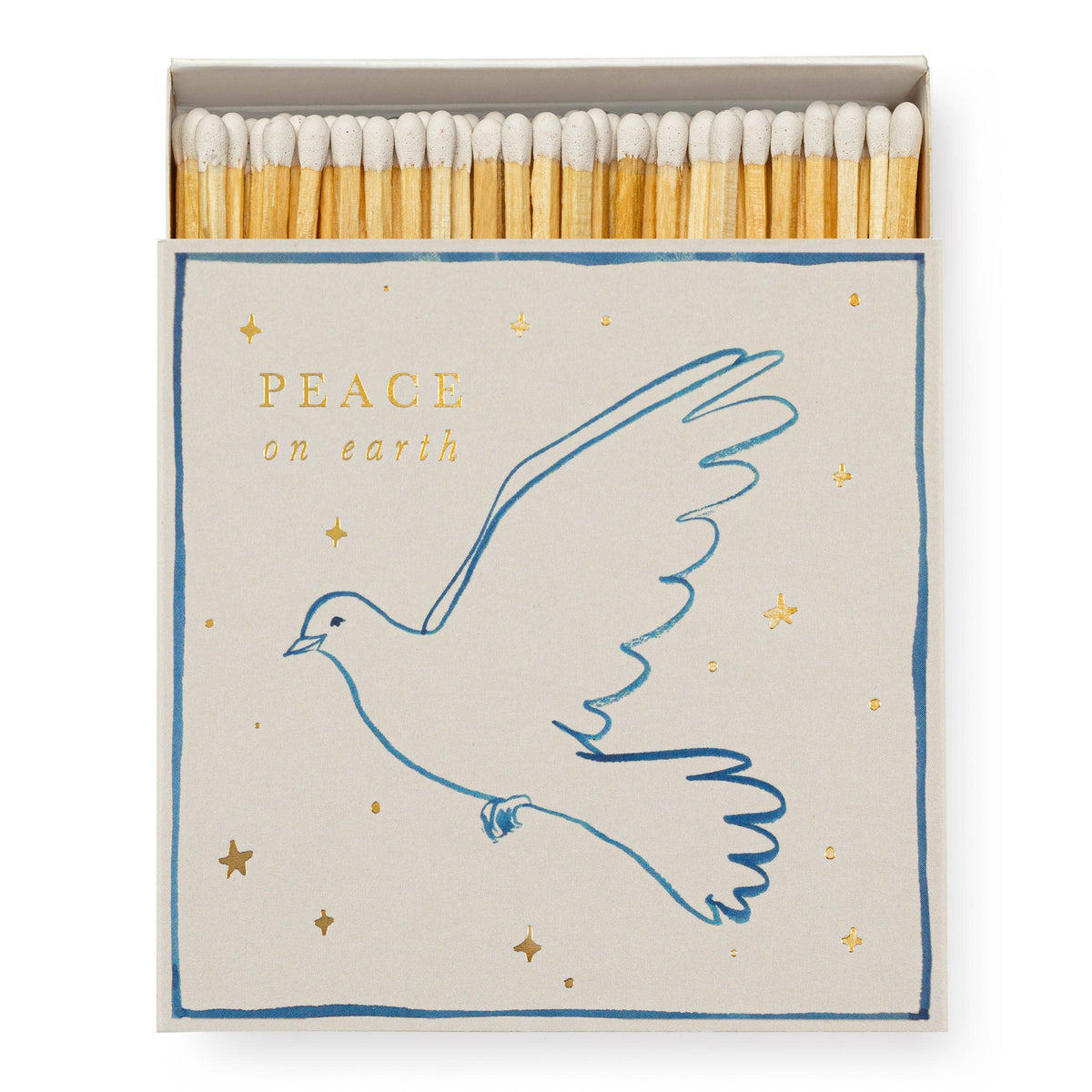 Peace | Square - Christmas Safety Matches 🎄 - Goldenfinch Boutique