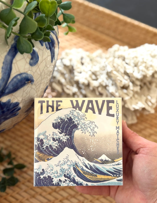 Hokusai Wave Safety Matches - Goldenfinch Boutique