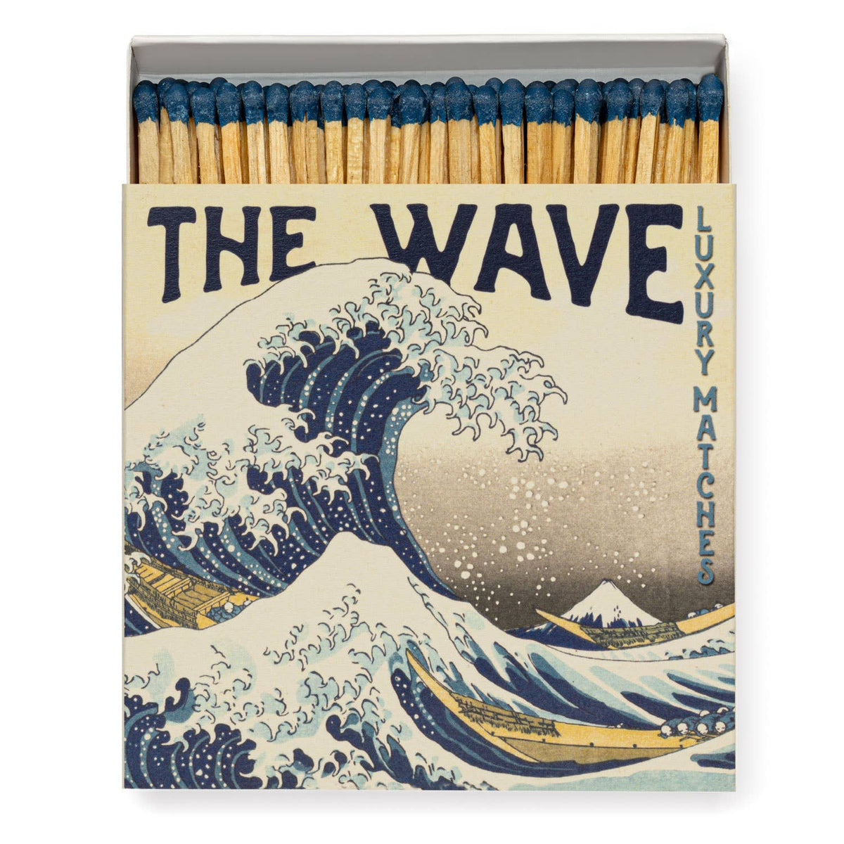 Hokusai Wave | Square - Safety Matches - Goldenfinch Boutique