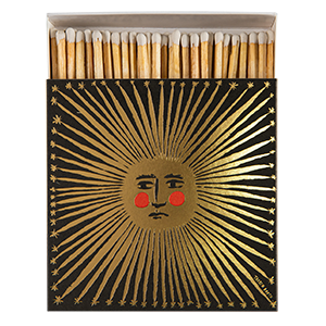 Sun Ray | Square - Safety Matches - Goldenfinch Boutique